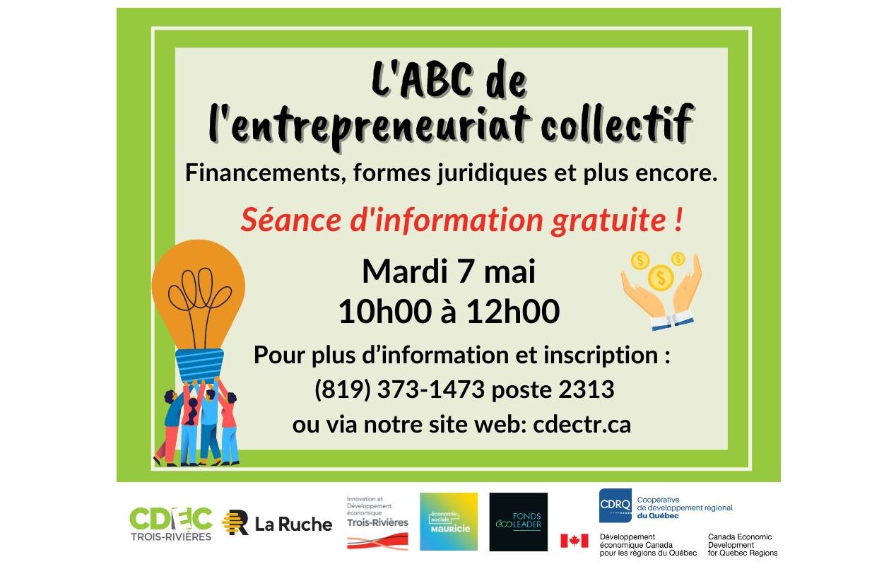 Séance d&#39;information - L&#39;ABC de l&#39;entrepreneuriat collectif .